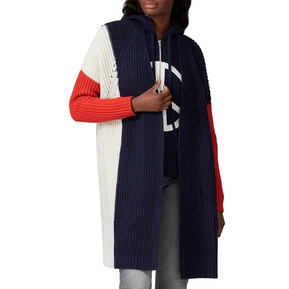 Victor Alfaro Collective  Colorblock Long Cardigan - Picture 8 of 8